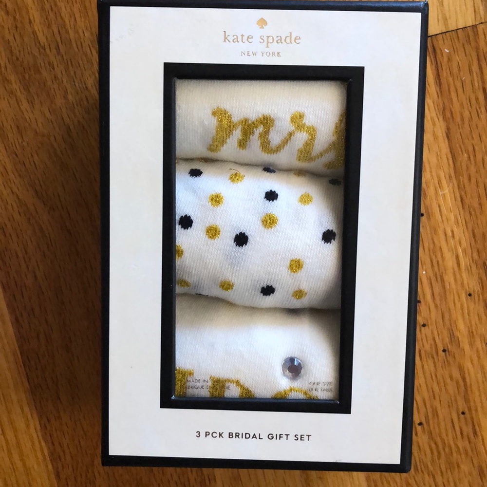 Kate Spade bride socks